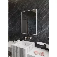 Sapho Notion Slim tükör 60x80 cm, matt fehér kerettel