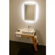 Sapho NYX tükör LED világítással 60x80cm NY060