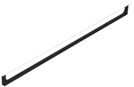 Sapho Gsi Nubes törölközőtartó mosdóra 120 cm, fekete PANB120N