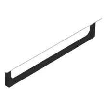   Sapho Gsi Nubes törölközőtartó mosdóra 60 cm, fekete PANB60N