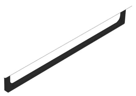 Sapho Gsi Nubes törölközőtartó mosdóra 80 cm, fekete PANB80N