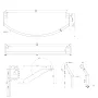 Sapho Gsi Pura törölközőtartó mosdóhoz 62 cm, króm PAPR62
