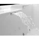 Polysan Cut kádba épített beömlő 17 cm, króm PC10031