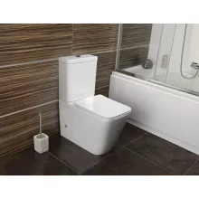   Sapho PORTO vario kifolyású kerámia monoblokkos WC csésze öblítőmechanikával, fehér PC102WR