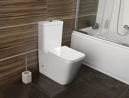 Sapho PORTO vario kifolyású kerámia monoblokkos WC csésze öblítőmechanikával, fehér PC102WR
