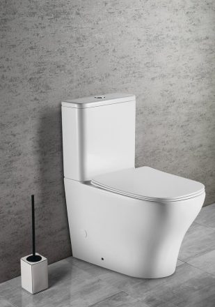 Sapho Bello monoblokk WC csésze tartállyal, vario kifolyású, Rimless, fehér PC103WR