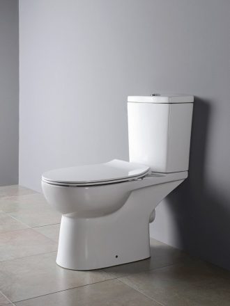 Sapho Kairo álló kombi WC tartállyal 36x67 cm, hátsó kifolyású, öblítőmechanikával, fehér PC105