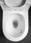 Sapho Avis alsó/hátsó kerámia WC csésze 36x66 cm Rimless Vortex öblítés, fehér PC106-111