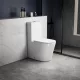 Sapho Avis vario kifolyású monoblokkos kerámia WC csésze Vortex öblítéssel, fehér PC106V