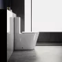 Sapho Avis vario kifolyású monoblokkos kerámia WC csésze Vortex öblítéssel, fehér PC106V