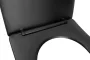 Sapho Paco Slim WC ülőke, Soft Close, fekete PCS1012B