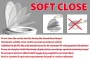 Sapho Paco Soft Close WC ülőke, fehér PCS1012
