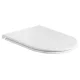 Sapho Avis Slim duroplast WC-ülőke Soft Close, fehér PCS106