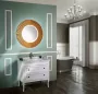 Sapho Pride keretes LED tükör 90 cm bronz kerettel.