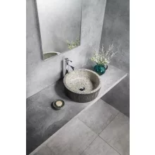 Sapho Priori kerek kerámia mosdó 41 cm, gránit PI035