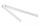 Sapho Pirenei mozgatható dupla törölközőtartó, matt fehér PI2302