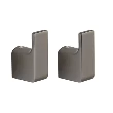   Sapho PIRENEI törölköző fogas 1 pár 53x20 mm gun metal PI2781