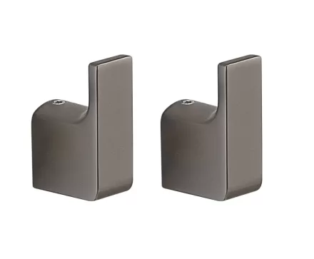 Sapho PIRENEI törölköző fogas 1 pár 53x20 mm gun metal PI2781