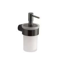   Sapho PIRENEI szappanadagoló 110 ml, tejüveg/gun metal PI8181