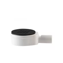   Sapho GSI helytkarékos zuhanytálca szifon 90 mm, matt fekete PILDSR226