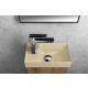 Sapho Small Piccolino beton mosdó csaplyukkal 30,8x17 cm, balos / sárga PK30022
