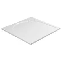   Sapho Gelco G5 Larca szögletes öntött márvány zuhanytálca 80x80 cm, fehér PL008