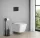 Sapho Porto Vortex fali WC csésze 36x52 cm, fehér kivitelben