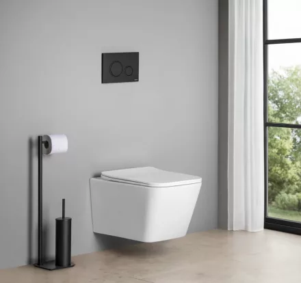 Sapho Porto Vortex fali WC csésze 36x52 cm, fehér kivitelben