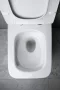 Sapho Porto Vortex fali WC csésze 36x52 cm, fehér kivitelben