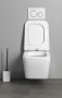 Sapho Porto Rimless fali WC csésze, mélyöblítésű, fehér PZ102WR