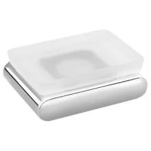 Sapho Flori tejüveges szappantartó, króm RF002
