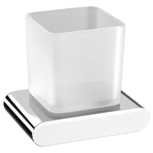 Sapho Flori tejüveges fogkefetartó pohár, króm RF004