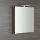 Sapho Riwa ajtós tükrös szekrény LED világítással 60x70x17 cm, rusztikus fenyő RIW060-0016