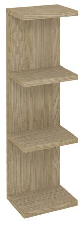 Sapho Riwa fali nyitott polcos szekrény 20x70x15 cm, bardini szilva RIW200-0013