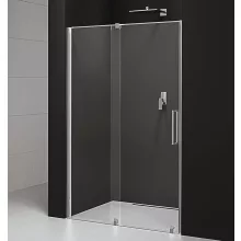   Sapho Rolls Line toló zuhanyajtó 130x200 cm, transzparent üveg, króm profilszín RL1315