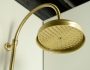 Sapho Reitano Antea zuhanyrendszer csaptelep nélkül, bronz SET036