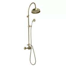   Sapho Reitano Antea zuhanyrendszer termosztátos csapteleppel, bronz SET046