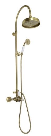 Sapho Reitano Antea zuhanyrendszer termosztátos csapteleppel, bronz SET046