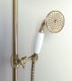 Sapho Reitano Antea zuhanyrendszer termosztátos csapteleppel, bronz SET046