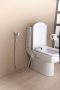 Sapho fali bidé zuhany, biztonsági zárással és gégecsővel, króm SG107