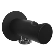   Sapho fix zuhanytartó fali csatlakozóval 1/2", matt fekete SG203NE