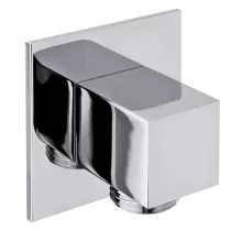 Sapho szögletes zuhanycsatlakozó 1/2", króm SG302