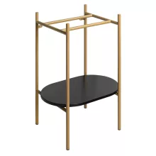   Aqualine Puno mosdótartó konzol 550x795x396 mm, matt arany SKA590-5