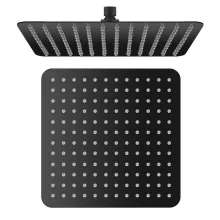 Sapho Slim fejzuhany 30x30cm, matt fekete SL101
