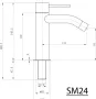 Sapho Small hideg vizes állószelep SM24