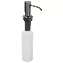   Sapho Beépíthető szappanadagoló mosogatótálcához 350 ml, gun metal SP023GM