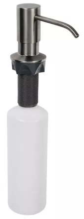 Sapho Beépíthető szappanadagoló mosogatótálcához 350 ml, gun metal SP023GM