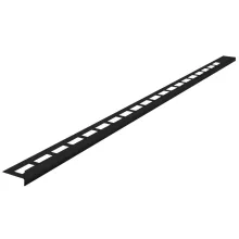   Sapho Nok zuhanytálca vonalvezető 100 cm, jobbos, fekete SPD10B-P