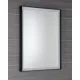 Sapho Sort tükör LED világítással 60x80 cm, matt fekete ST080