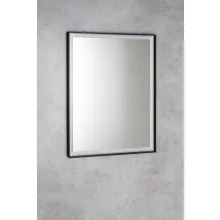   Sapho SORT szenzoros fali tükör LED világítással 60x80 cm, matt fekete kerettel ST080S